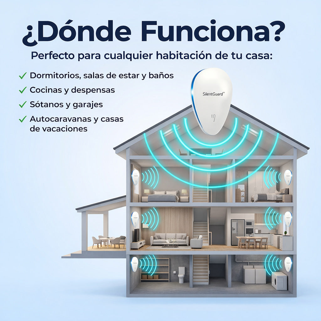 SilentGuard™ Pro | Enchúfalo. Silencio total. Recupera tu hogar.